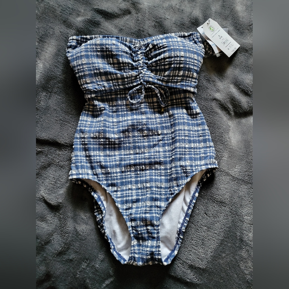 🏖🚨 TIME & TRU | Checkered One Piece Swimsuit ✨️NWT✨️